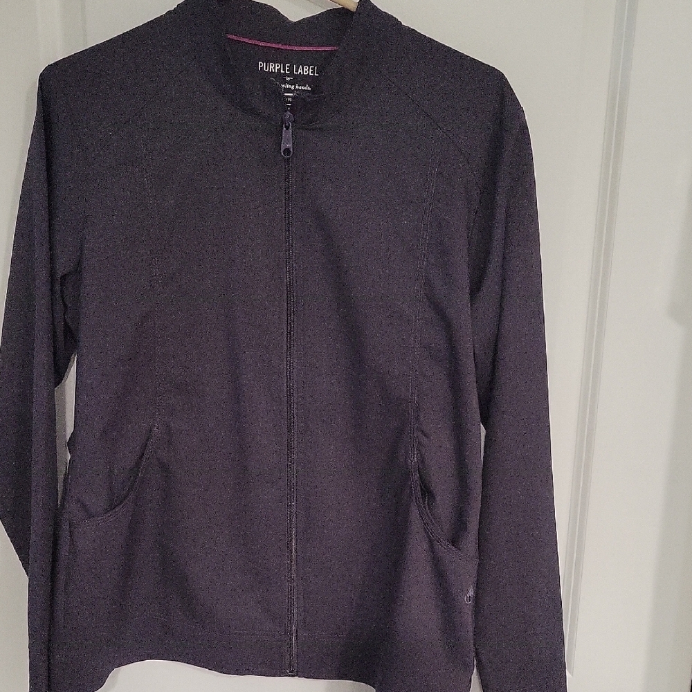 Healing Hands Purple Bomber Jacket